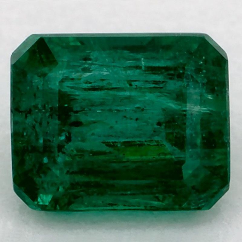 Szmaragd 1,04 ct, zielony, szlif ośmiokątny