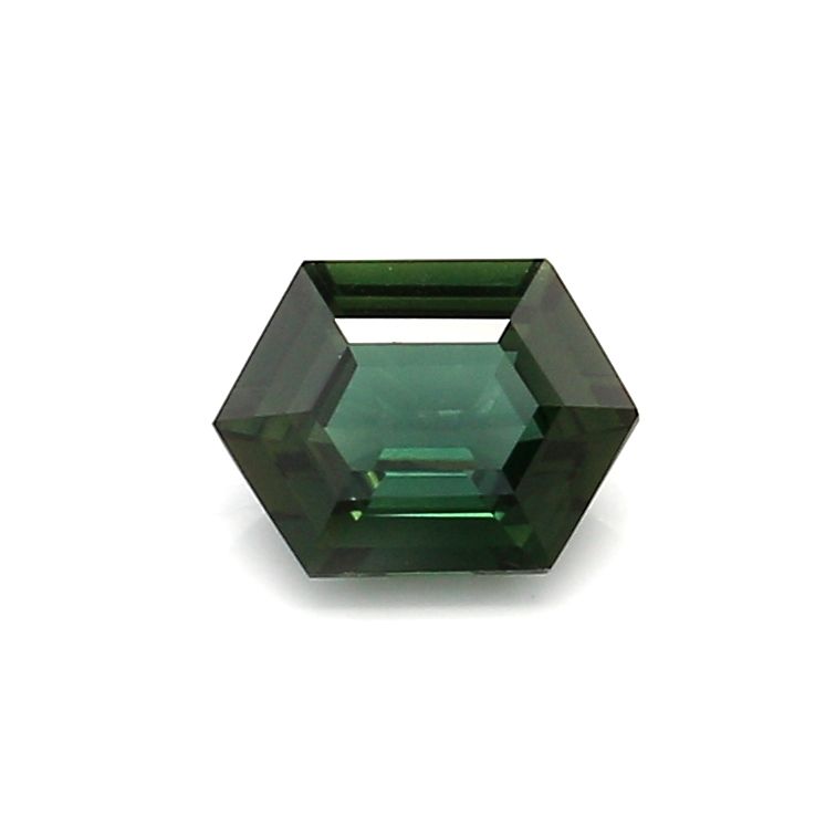 SAPPHIRE FACETED 0.8ct GREEN GREEN EC AUSTRALIA NONE