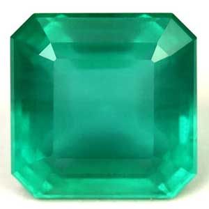 Szmaragd 4,34 ct, zielony, szlif szmaragdowy