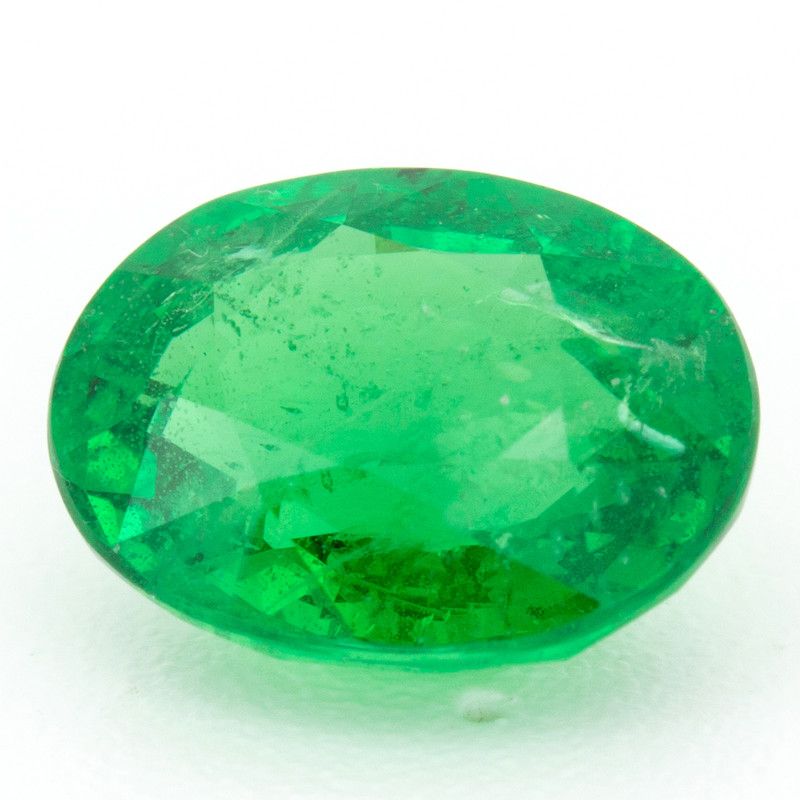Granat 2,35 ct, zielony, szlif owalny