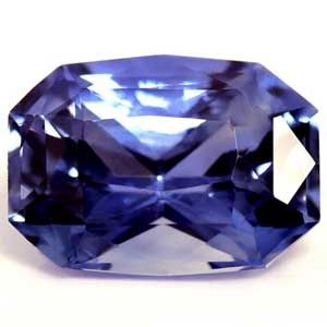 Szafir 1,55 ct, niebieski, szlif szmaragdowy