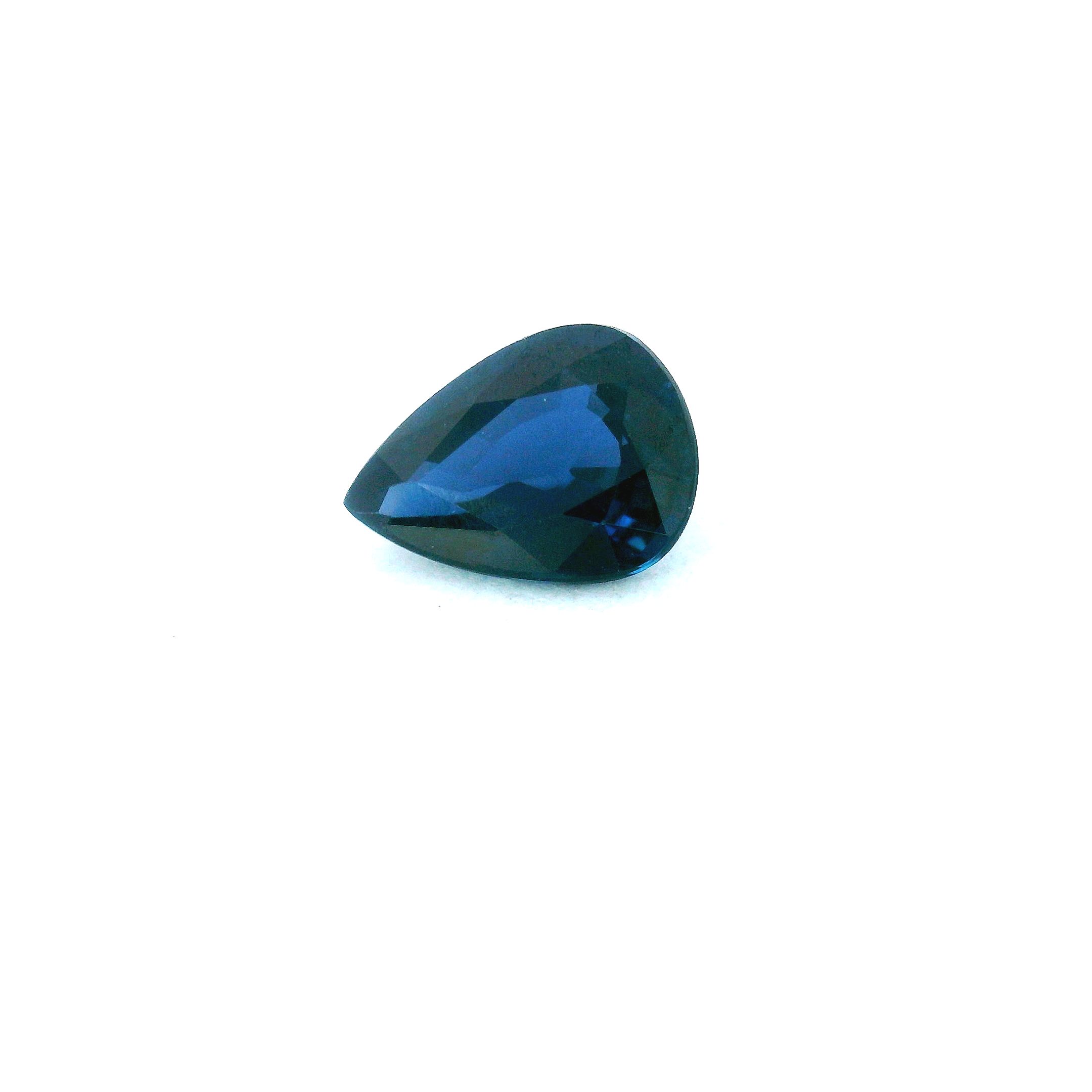 1.32 ct Pear sapphire