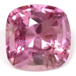 Szafir 1,07 ct, różowy, szlif cushion
