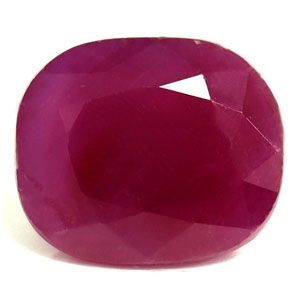 Rubin 3,03 ct, czerwony, szlif cushion