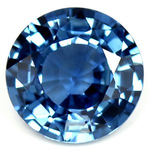 Szafir 1,51 ct, niebieski, szlif okrągły