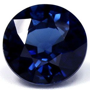 Szafir 3,11 ct, niebieski, szlif okrągły