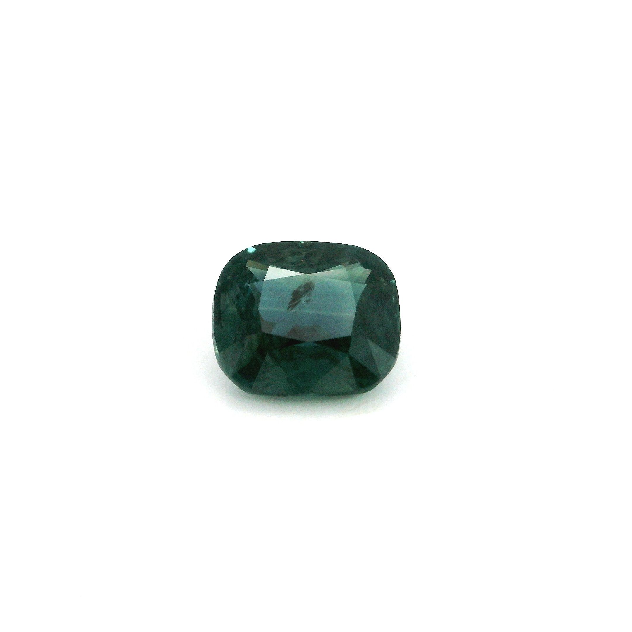 Szafir 2,05 ct, niebieski, szlif cushion