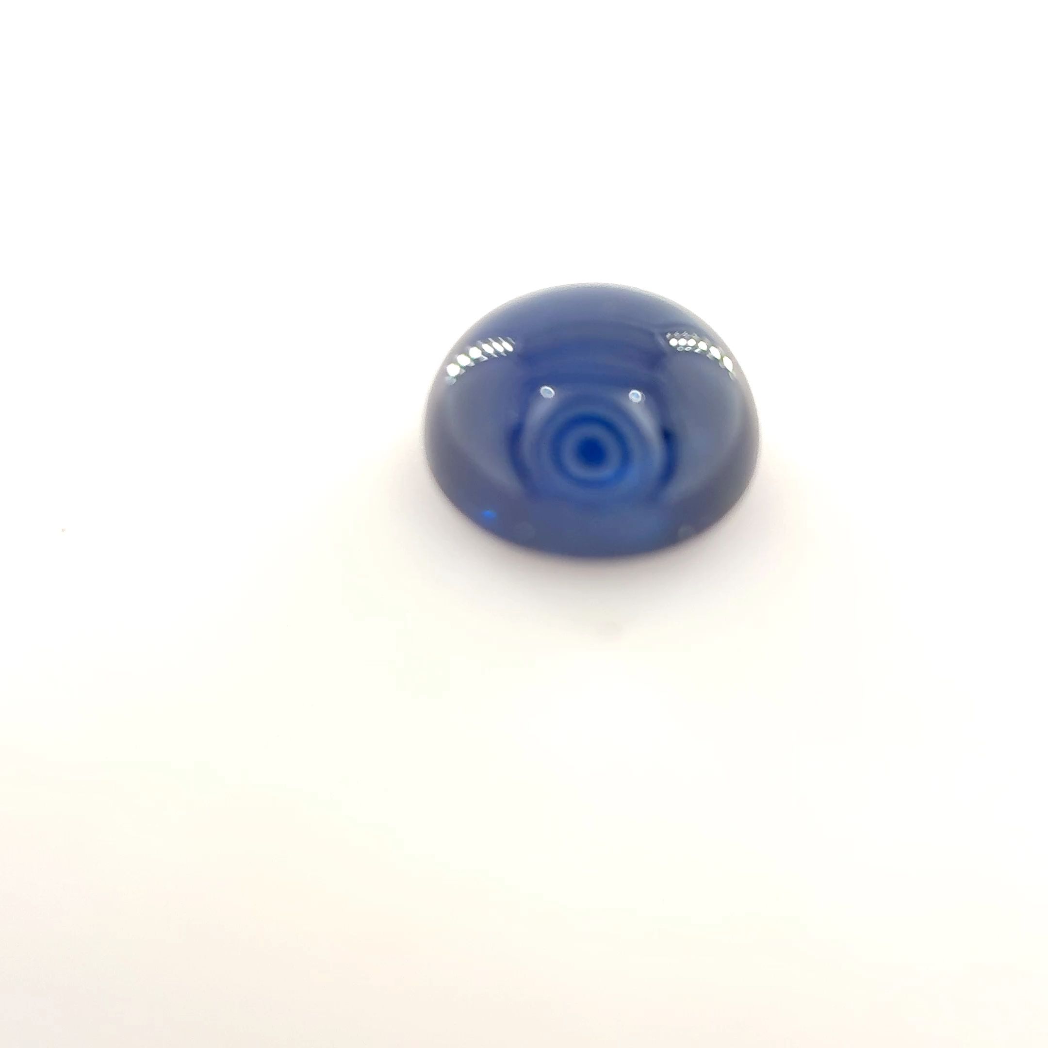 Szafir 1,65 ct, niebieski, kaboszon