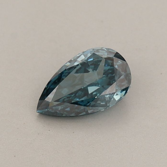 0.34 CT Fancy Vivid Blue PEAR