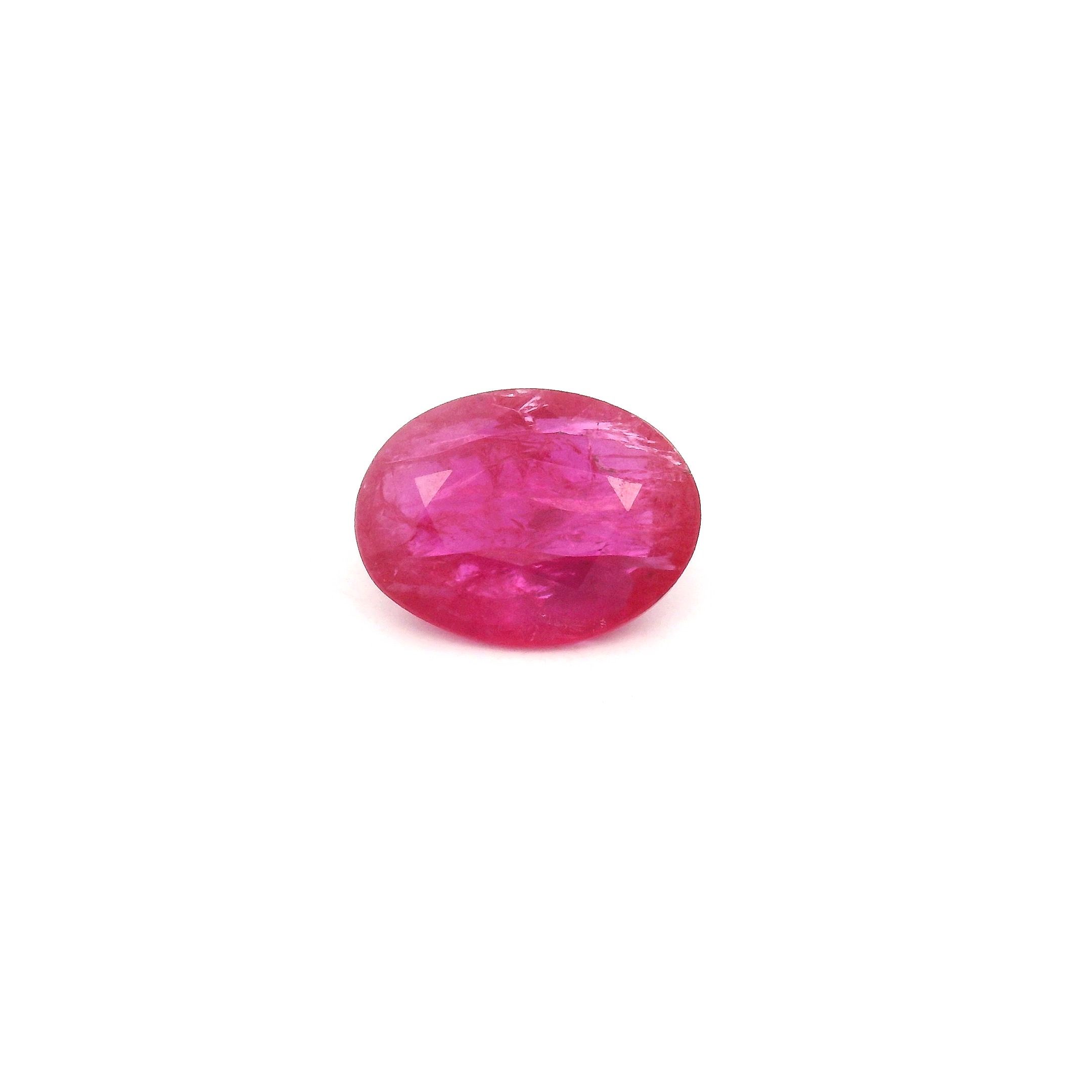 RUBY FACETED 1.14ct RED Medium Intense MI MOZAMBIQUE HEATED