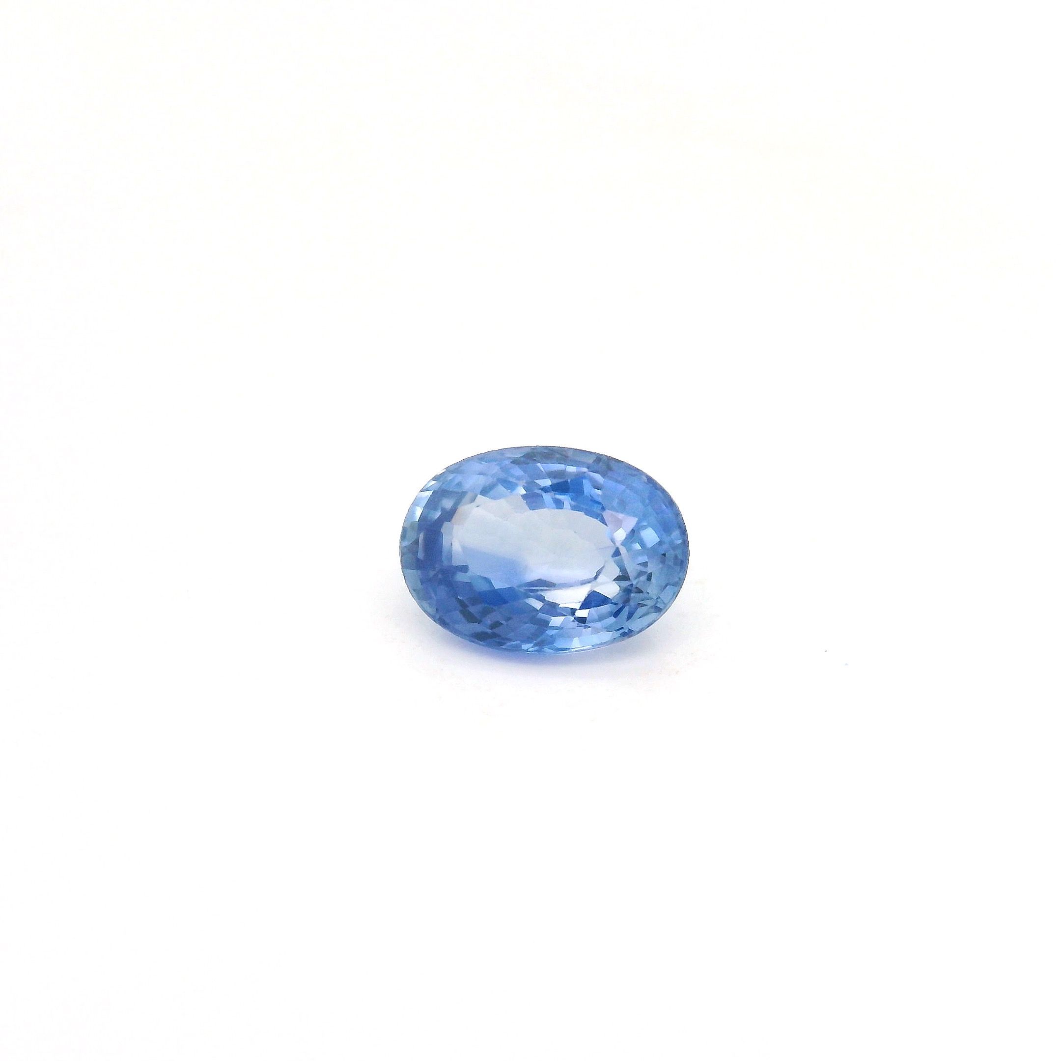 Szafir 1,13 ct, niebieski, szlif owalny