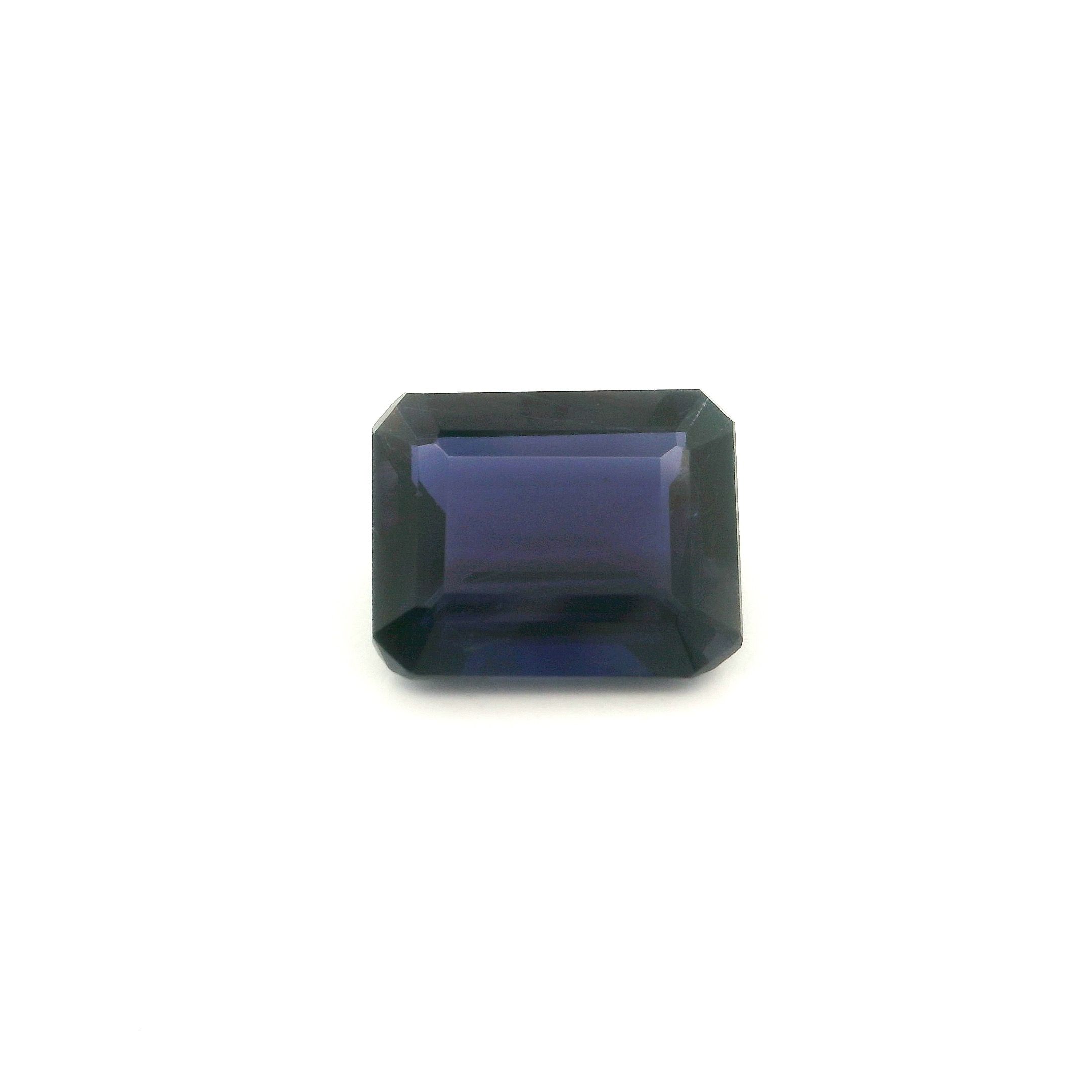 Iolit 3,47 ct, niebieski, szlif ośmiokątny