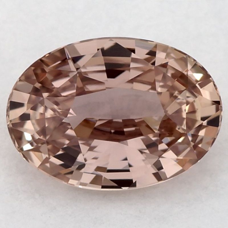 Szafir 2,62 ct, różowy, szlif owalny