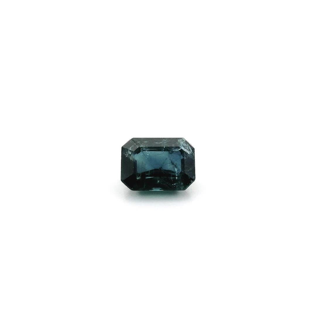 Szafir 1,21 ct, niebieski, szlif szmaragdowy