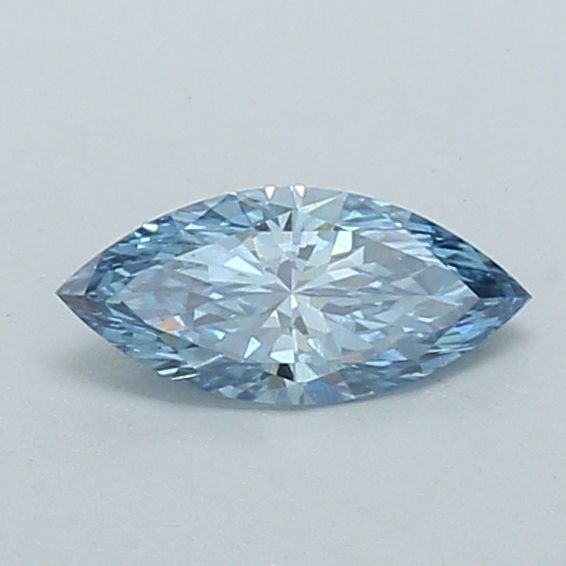 0.52 CT Fancy Vivid Blue MARQUISE