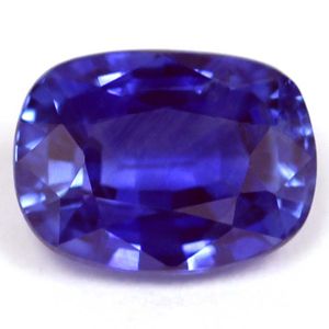 Szafir 1,56 ct, niebieski, szlif cushion