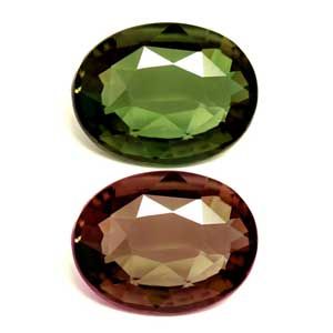 Aleksandryt 1,68 ct, zielony, szlif owalny
