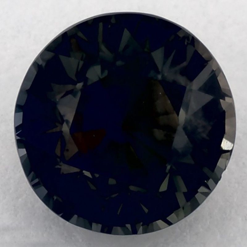 Szafir 3,10 ct, zielony, szlif okrągły