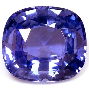 Szafir 1,90 ct, niebieski, szlif cushion
