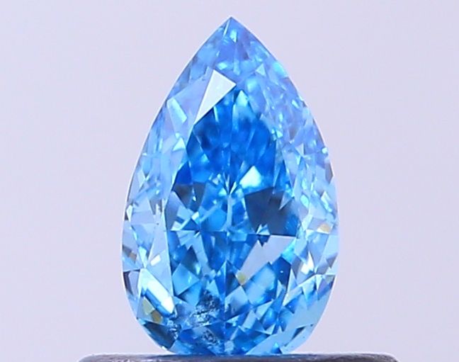 0.4 CT Fancy Vivid Blue PEAR