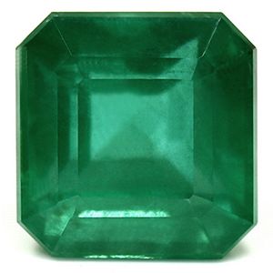Szmaragd 3,87 ct, zielony, szlif szmaragdowy