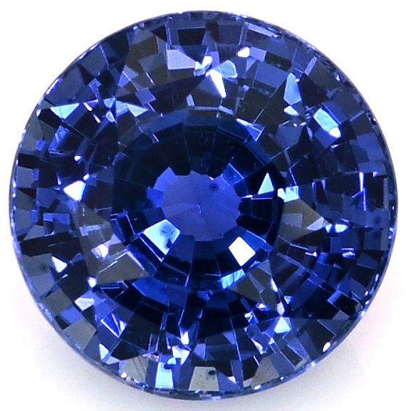 SAPPHIRE FACETED 3.05ct BLUE Blue EC SRILANKA HEATED
