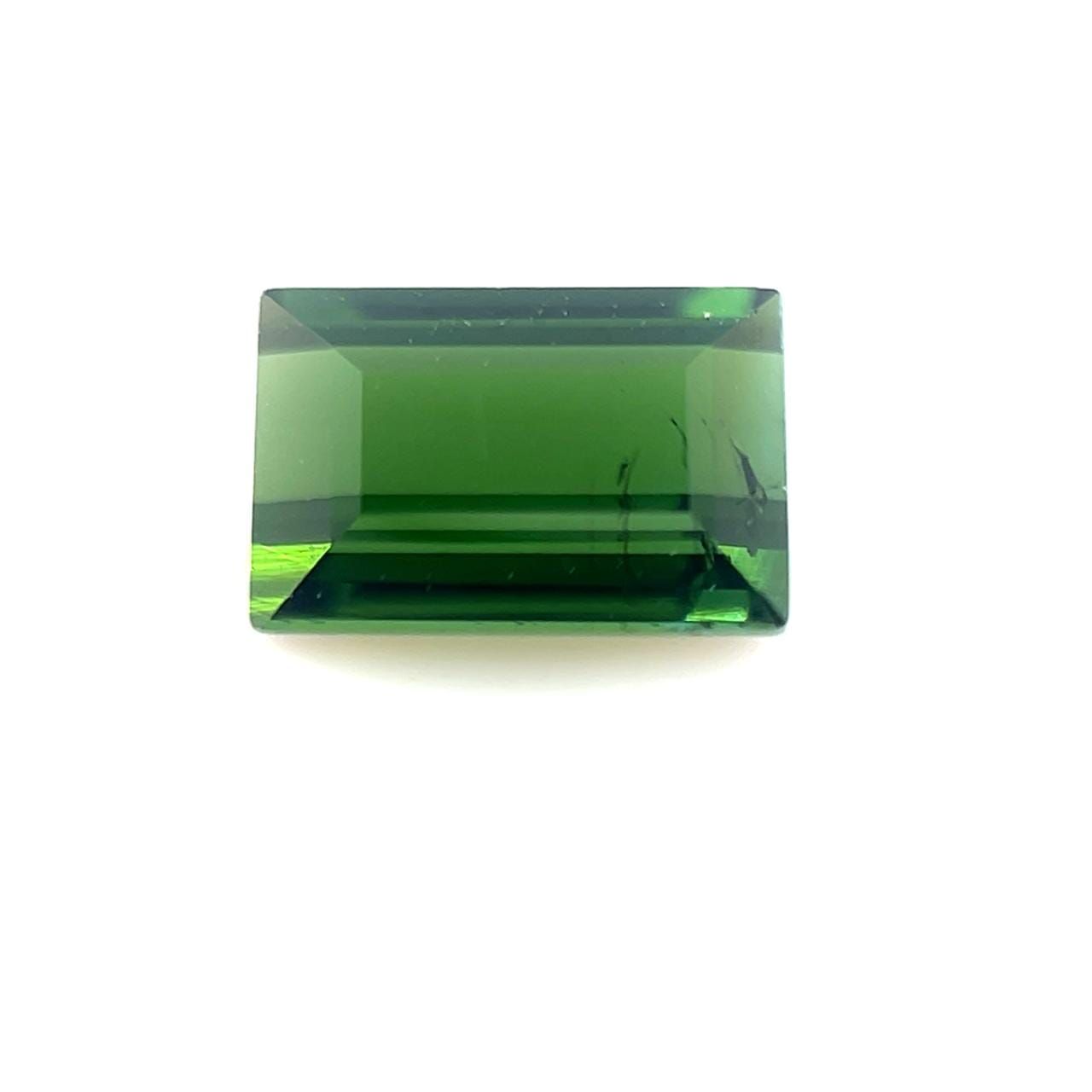 Turmalin 1,00 ct, zielony, szlif bagietka