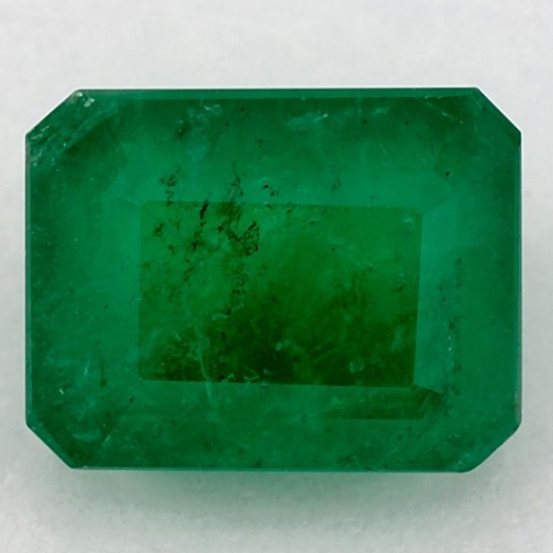 Szmaragd 2,79 ct, zielony, szlif ośmiokątny
