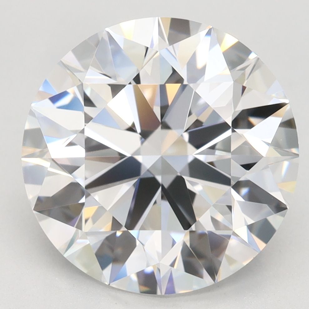Diamant Rond 4.44 ct - Couleur D - Pureté IF