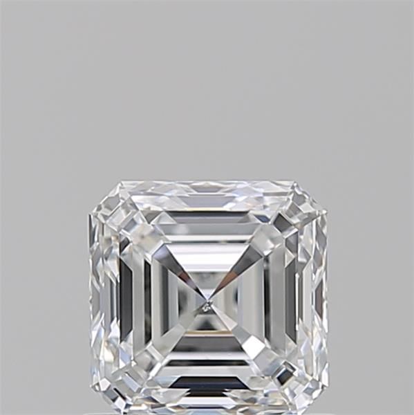 0.91 Carat E SI1 Asscher Diamond