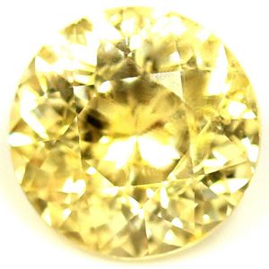 Szafir 1,86 ct, żółty, szlif okrągły