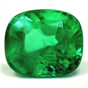 Szmaragd 1,28 ct, zielony, szlif cushion