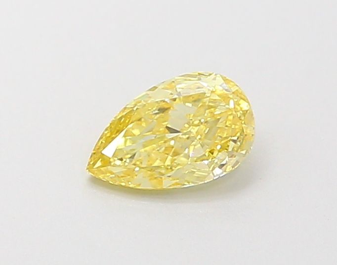 0.41 CT Fancy Intense Yellow PEAR