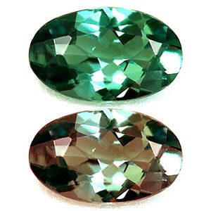 ALEXANDRITE FACETED 0.24ct GREEN Blue Green to Purple EC INDIA NONE