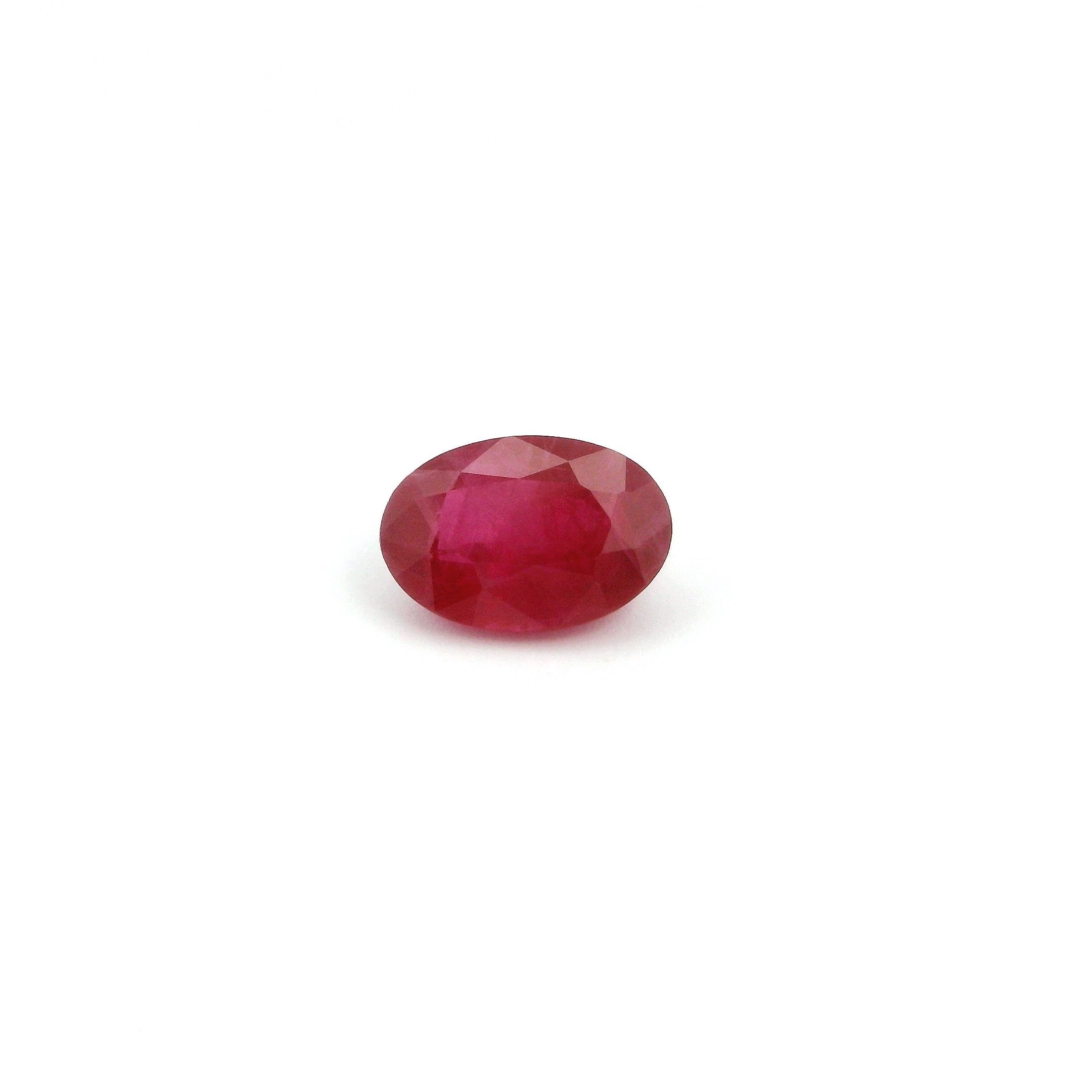 RUBY FACETED 0.92ct RED Intense SI MOZAMBIQUE HEATED