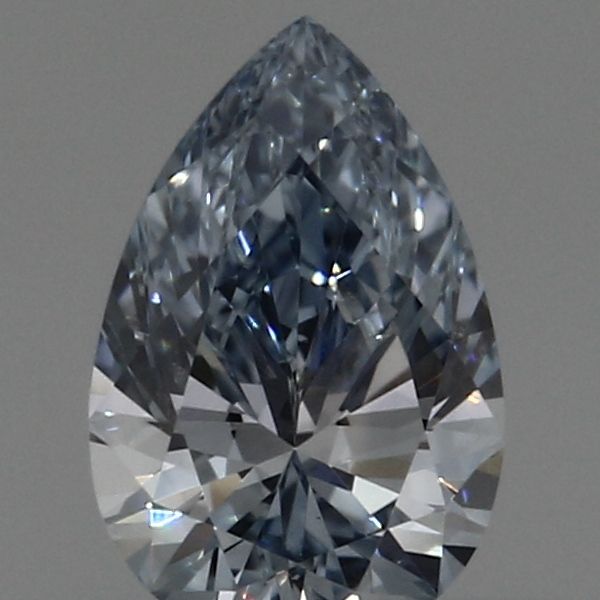 0.38 CT Fancy Blue PEAR