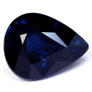 SAPPHIRE FACETED 2.8ct BLUE Navy Blue EC MADAGASCAR HEATED