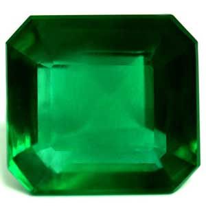 Szmaragd 6,39 ct, zielony, szlif szmaragdowy