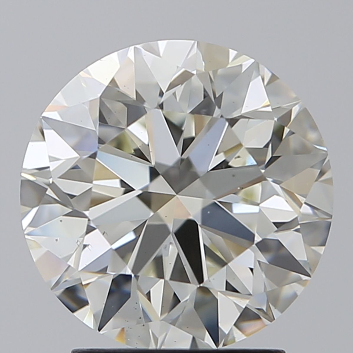 ROUND 2.7 Ct  I VS2 EX EX NON