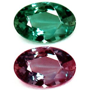 ALEXANDRITE FACETED 0.11ct GREEN Blue Green to Intense Purple EC BRAZIL NONE