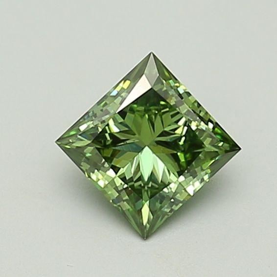 1.03 CT Fancy Vivid Green PRINCESS