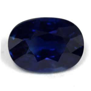 Szafir 1,79 ct, niebieski, szlif owalny