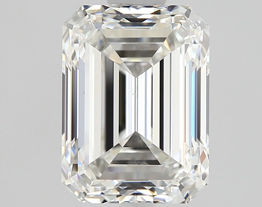 1.42-carat emerald diamond with G color, null cut, and VS1 clarity.