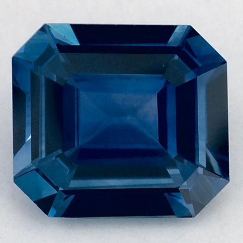 Szafir 1,50 ct, niebieski, szlif ośmiokątny