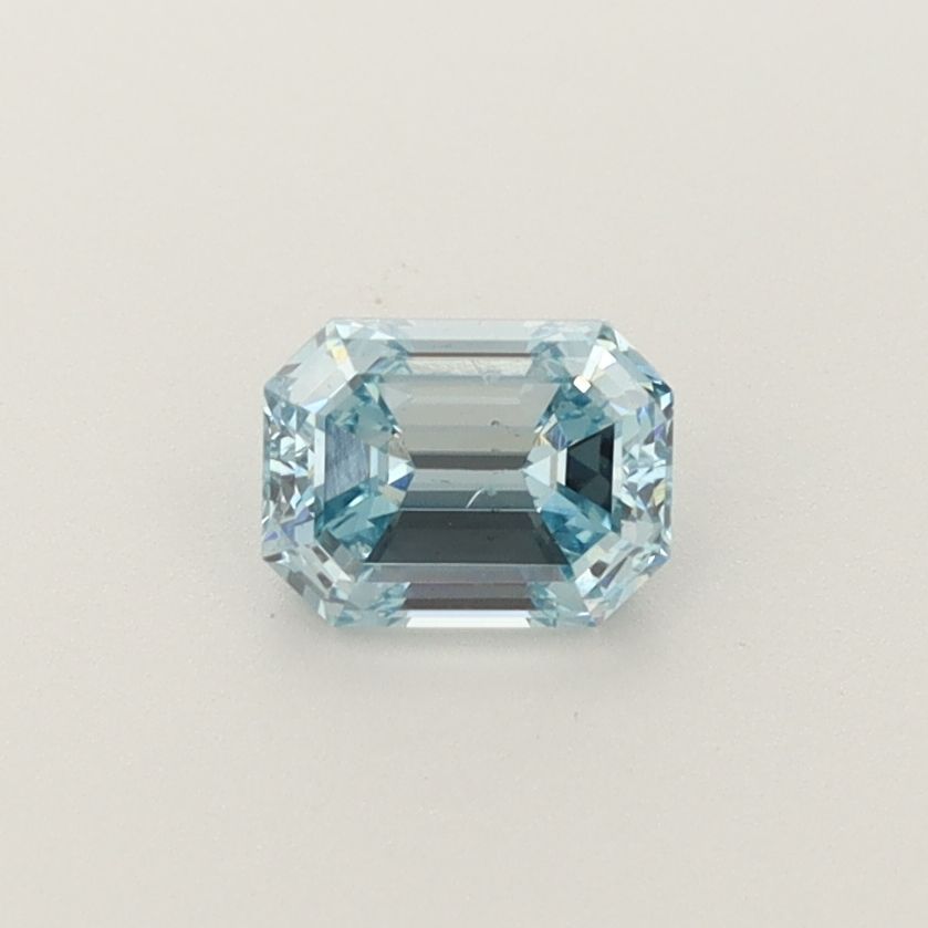 0.87 CT Fancy Intense Blue EMERALD