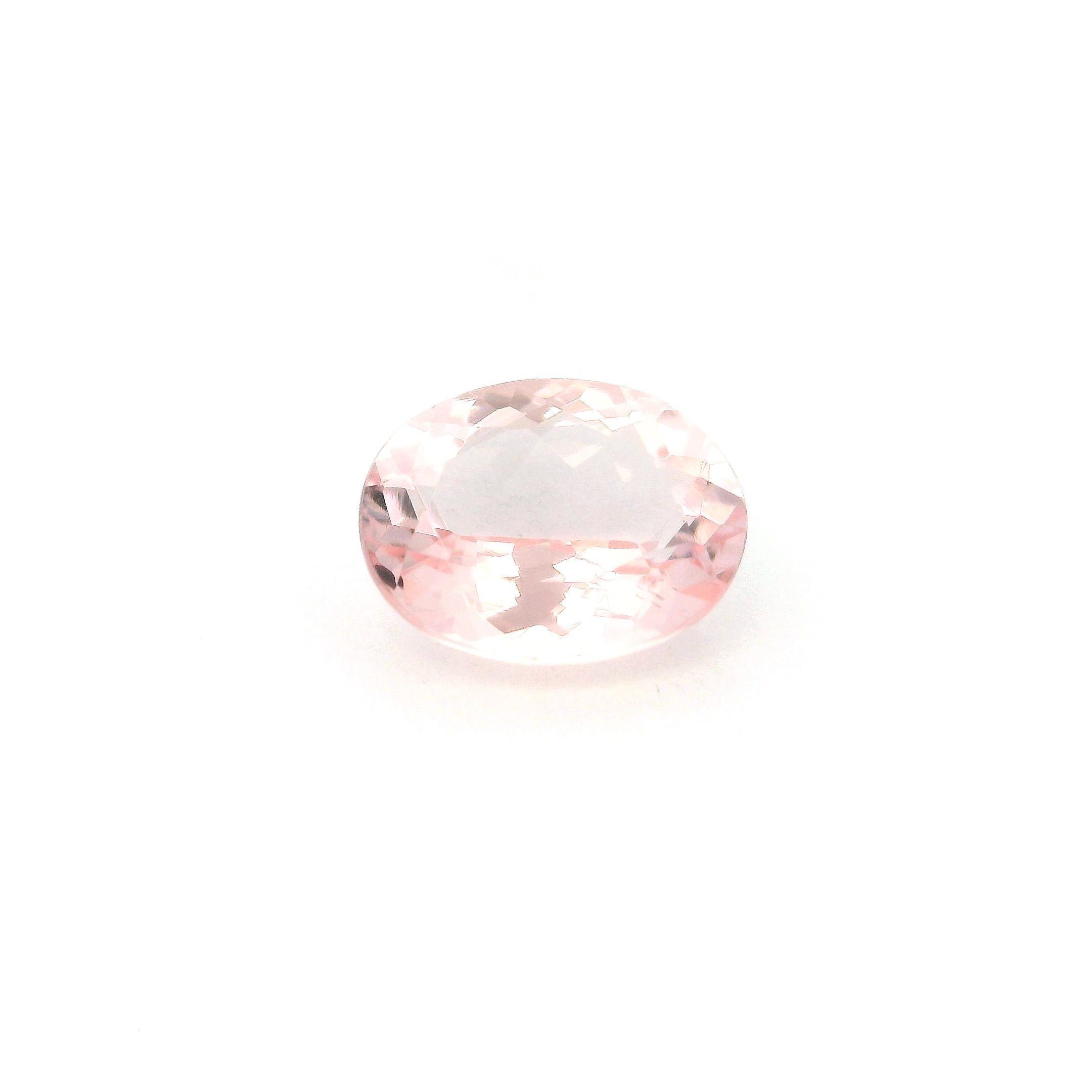 1.71 ct Oval morganite