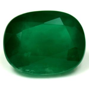 Szmaragd 3,25 ct, zielony, szlif cushion
