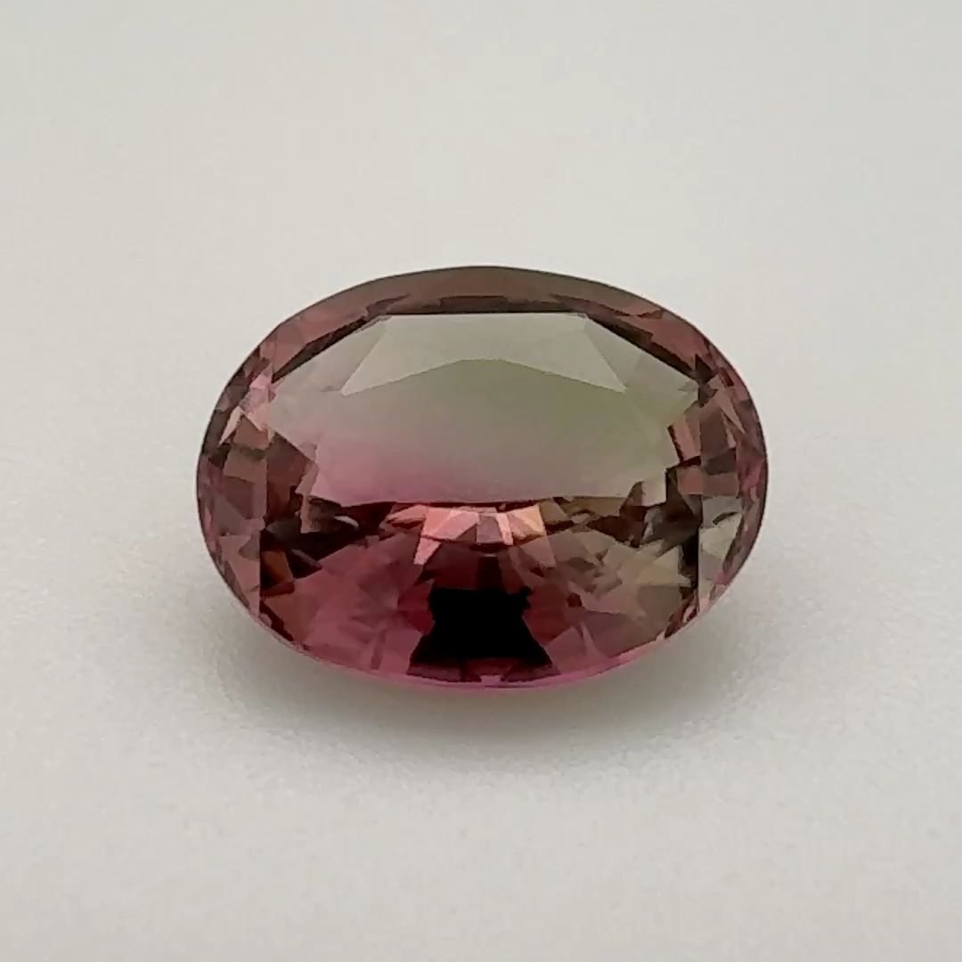 TOURMALINE FACETED 2.095ct PINK Vivid Orangey Pink EC BRAZIL NONE