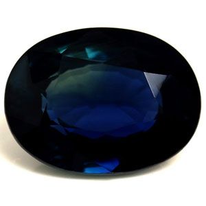Szafir 1,61 ct, niebieski, szlif owalny