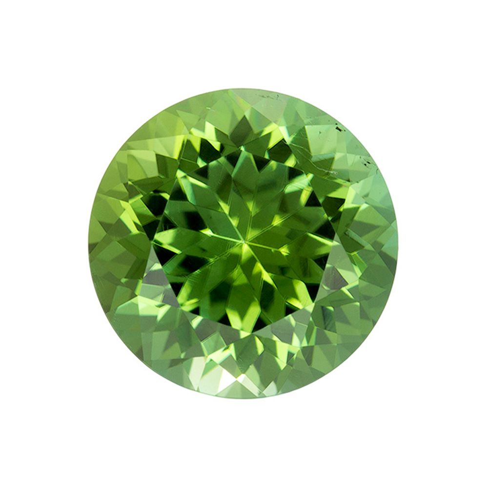 TOURMALINE FACETED 2.24ct GREEN SI AFGHANISTAN NONE